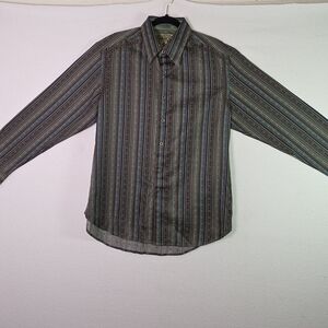 Robert Graham Men's Striped Long Sleeve Button Up Shirt – Size L